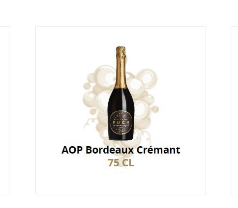 BOUTEILLE DE CREMANT