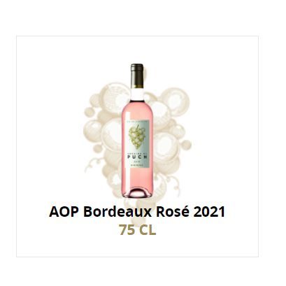 BOUTEILLE DE ROSE